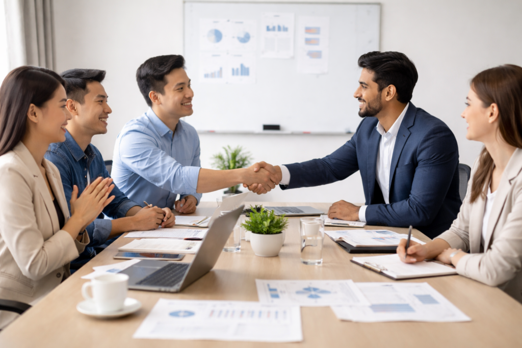 Rapat HR untuk menyusun strategi rekrutmen